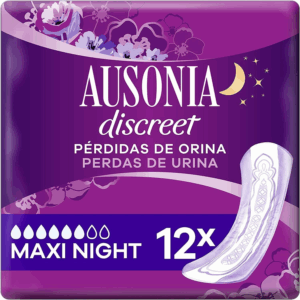 Ausonia Discreet Maxi Noche 12u